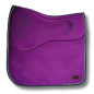 Preview: Samt purple Einfass dunkelgrau Kordel silber