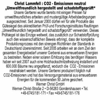 Christ Lammfell Fellsattel Cloud Spezial gebraucht