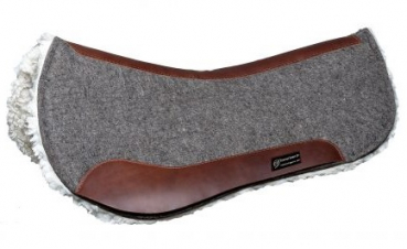 Contoured Filzpad Westernpad Wollfilz Schafwolle Protection Plus Wollflies