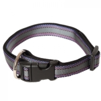 Hundehalsband Nylon Wienerlock Steckschloss mehrfarbig