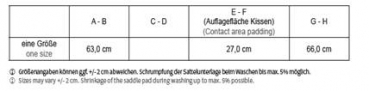 Mattes Sattelkissen Sommer Spirit und Spirit DS