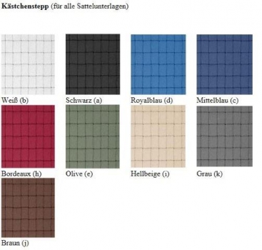 Grandeur  passend für Sättel Ibero Satteldecke Schabracke