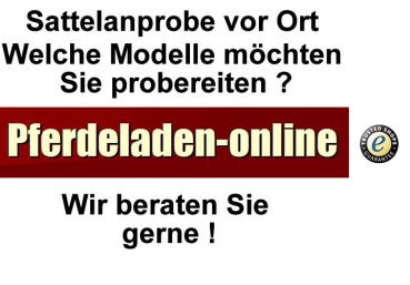 Sattelanprobe vor Ort