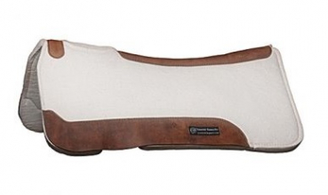 Contoured Filzpad Westernpad Supreme Wollfilz Square Pad und Roundpad und Butterflypad CSF