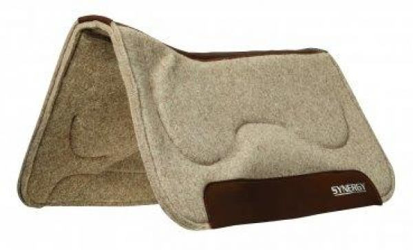 Contoured Filzpad Weaver Westernpad Filz Natural Fit Synergy