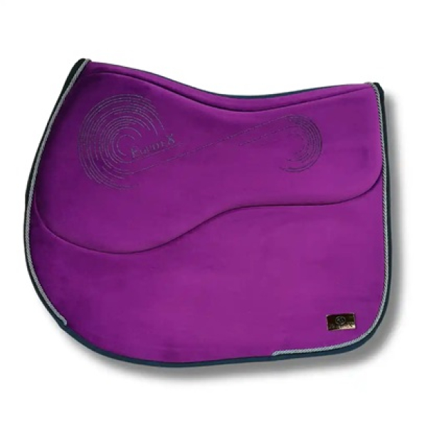 Olympia Samt purple E du.grau Kordel silb.